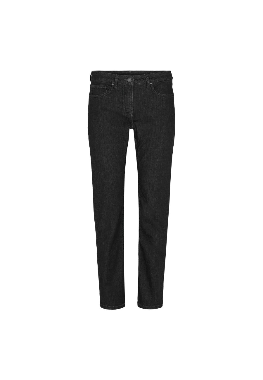 Silhouette Laurie | Charlotte Regular - Medium Length - Ecolabel - Washed Black Denim