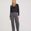 Silhouette Laurie | Loose June - Longueur Moyenne - Carreaux Tartan Anthracite