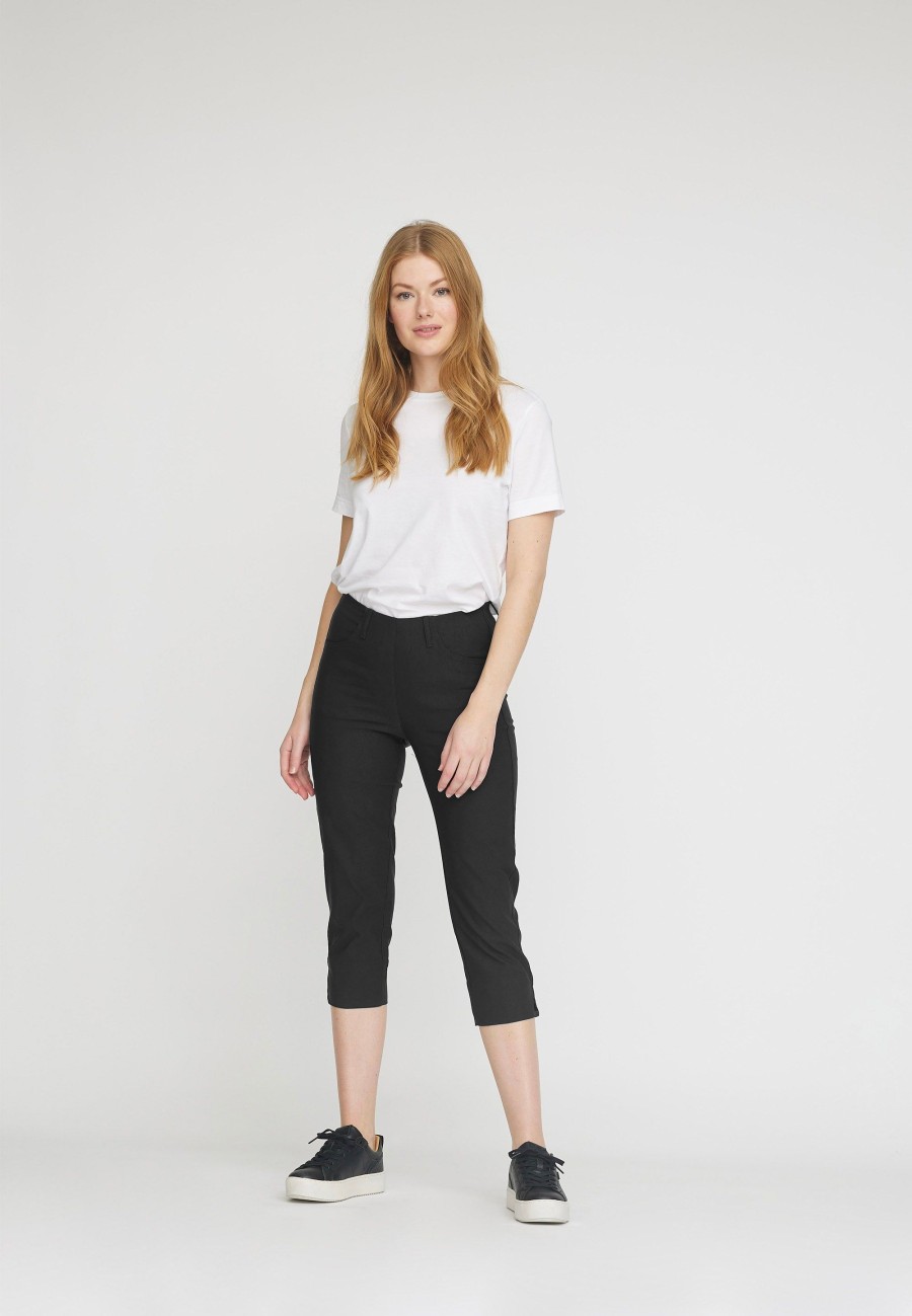 Silhouette Laurie | Anabelle Regular Capri Medium Length - Black