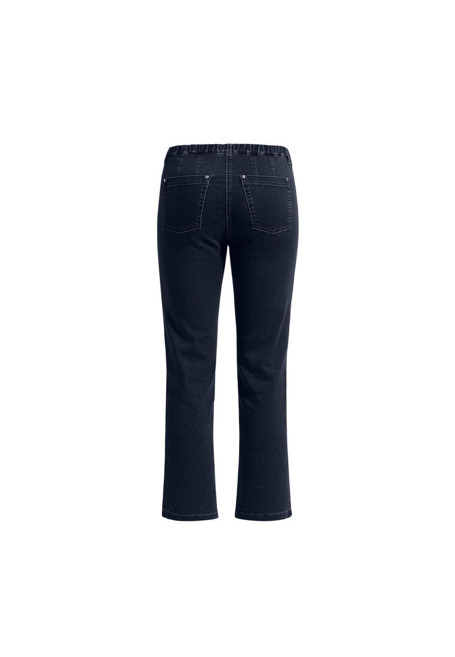 Silhouette Laurie | Zigga Bootcut - Extra Short Length - Dark Blue Denim