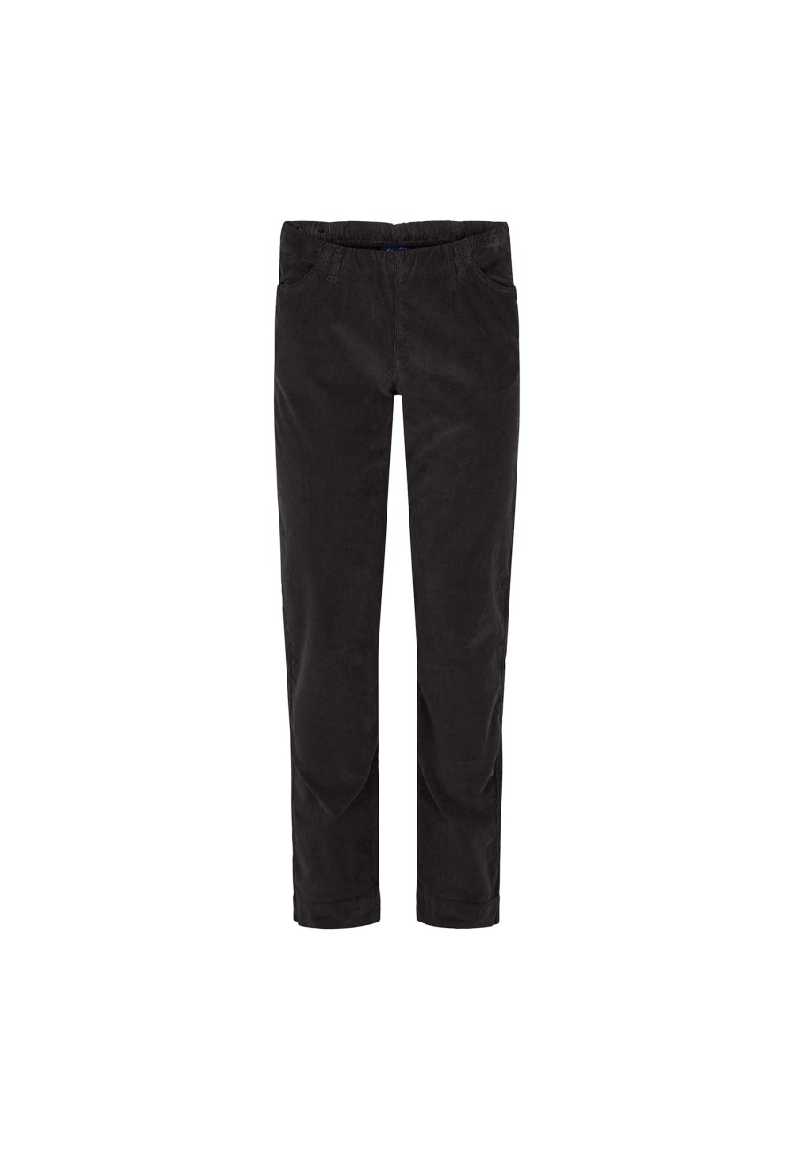 Silhouette Laurie | Kelly Regular Corduroy - Medium Length - Black