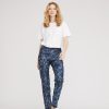 Silhouette Laurie | Charlotte Regular - Medium Length - Navy Print