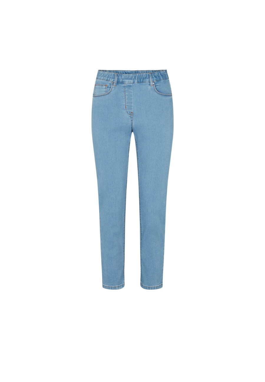 Silhouette Laurie | Hannah Regular - Extra Short Length - Light Blue Denim