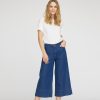 Silhouette Laurie | Rachel Loose Crop - Denim Bleu Moyen