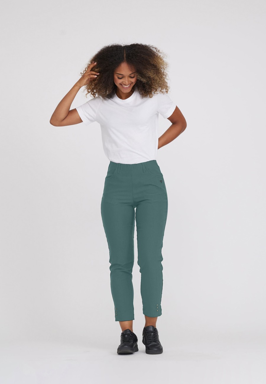 Silhouette Laurie | Rose Regular Crop - Emerald Green