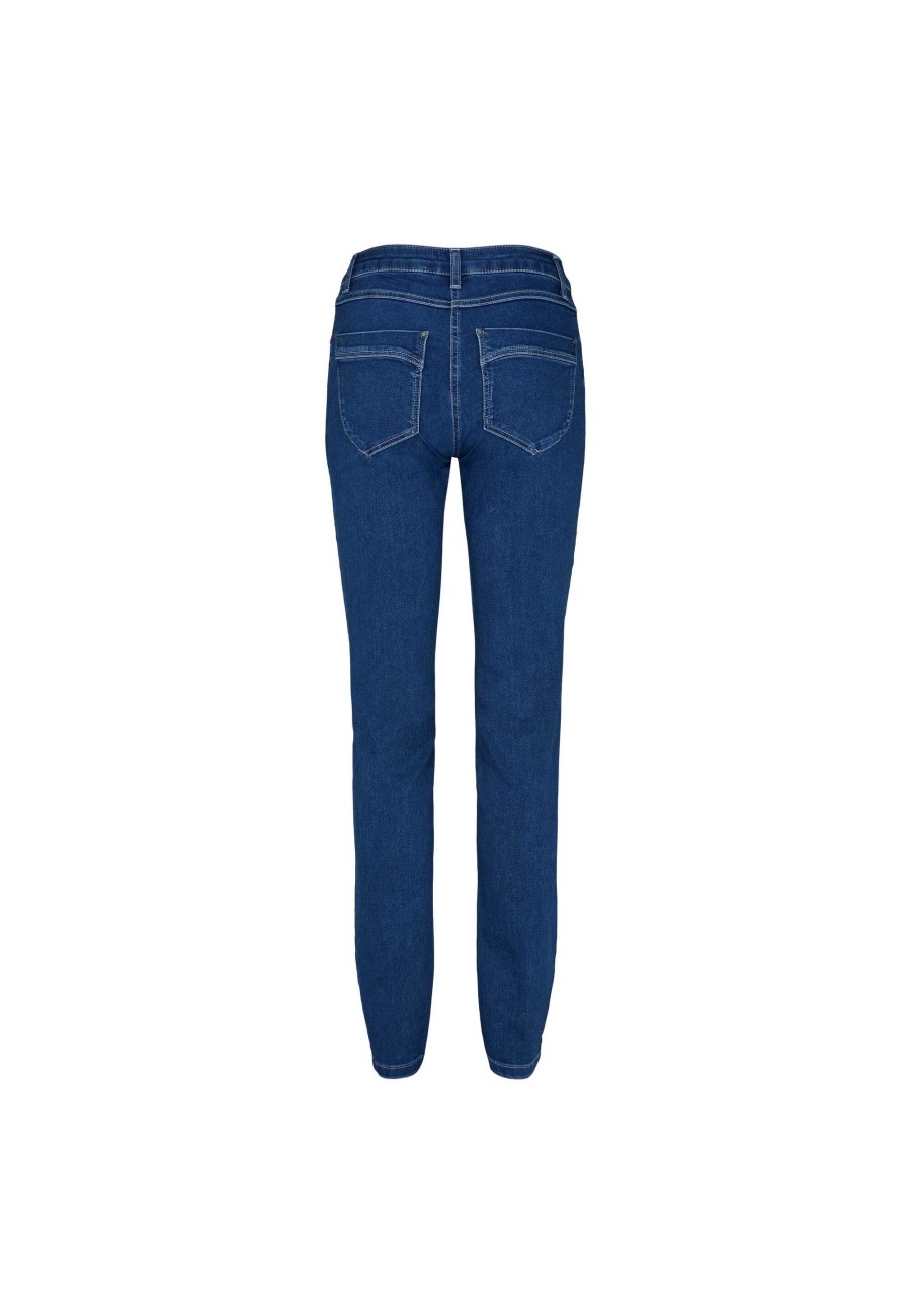 Silhouette Laurie | Laura Slim - Medium Length - Medium Blue Denim