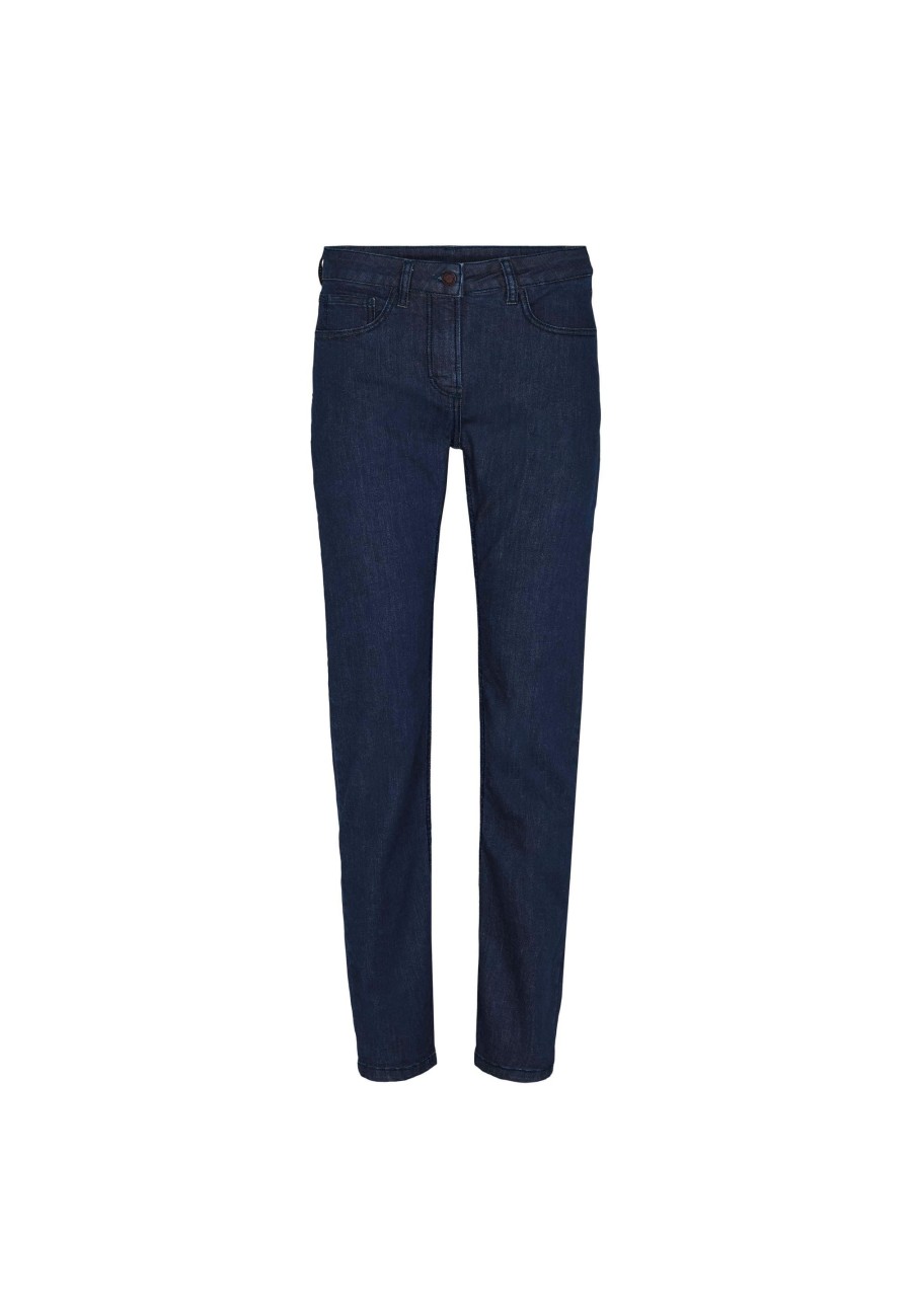 Silhouette Laurie | Charlotte Regular - Medium Length - Ecolabel - Dark Blue Denim