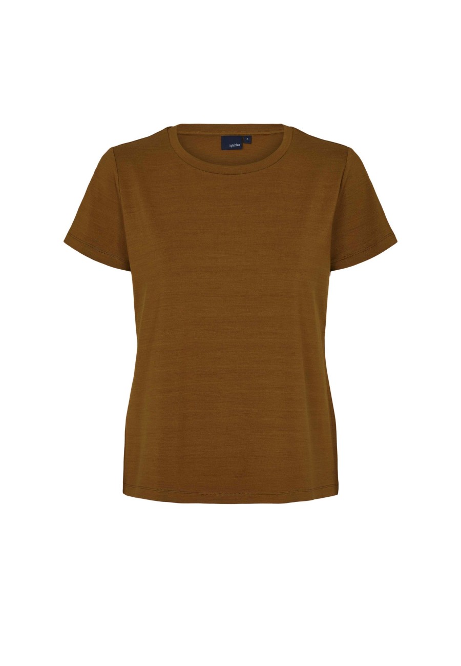 Tops Laurie | T-Shirt En Jersey Amanda - Bronze