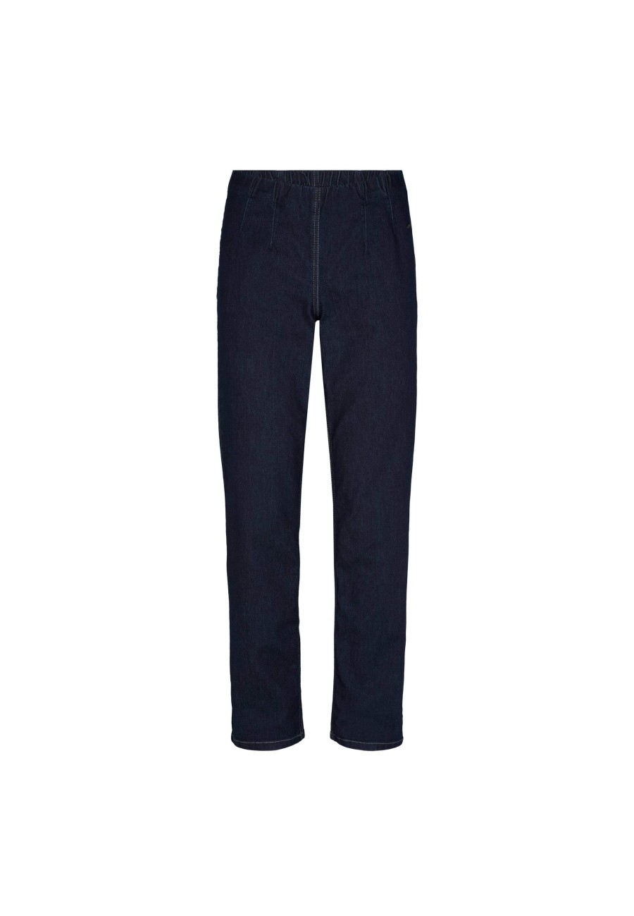 Silhouette Laurie | Betty Regular - Medium Length - Dark Blue Denim