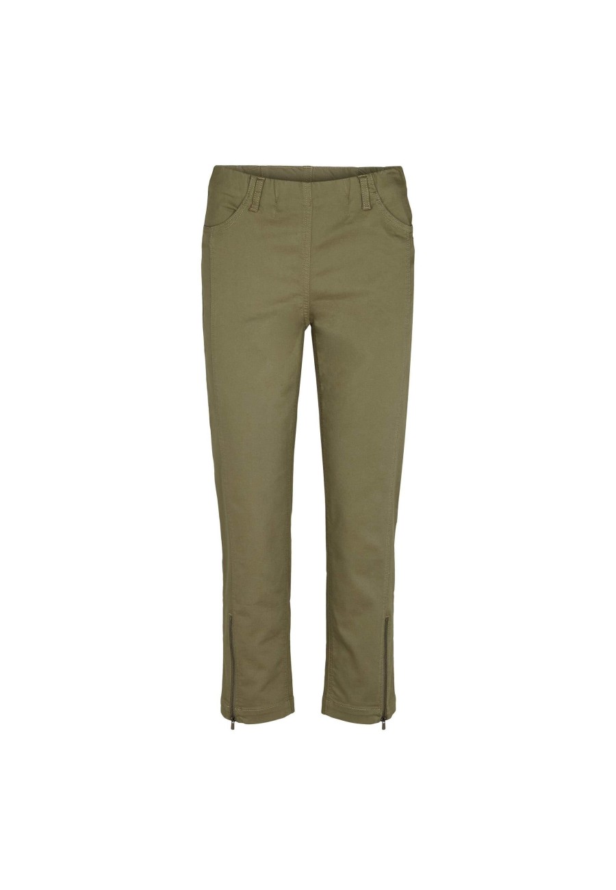 Silhouette Laurie | Piper Regular Crop - Khaki