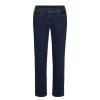 Silhouette Laurie | Marple Straight - Medium Length - Dark Blue Denim